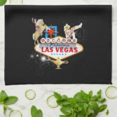 Linge De Cuisine Affiche de bienvenue Las Vegas (Plié)