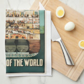 Linge De Cuisine affiche de luxe pour navire à vapeur de la compagn (Quart Plié)