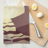 Linge De Cuisine Affiche de voyage de Manille Philippines. (Quart Plié)