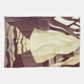 Linge De Cuisine Affiche de voyage de Manille Philippines. (Horizontal)