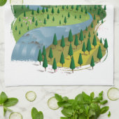 Linge De Cuisine affiche de voyage liechtenstein (Plié)