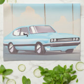 Linge De Cuisine Affiche de voyage San Francisco California Tropica (Plié)