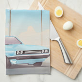 Linge De Cuisine Affiche de voyage San Francisco California Tropica (Quart Plié)