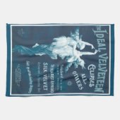Linge De Cuisine Affiche publicitaire en velours vintage (Horizontal)