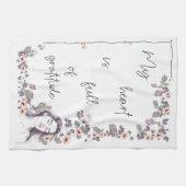Linge De Cuisine Affirmation de gratitude. Floraison de l'état d'es (Horizontal)