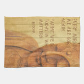 Linge De Cuisine Affirmation positive Citation du bouddhisme de ple (Horizontal)