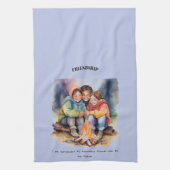 Linge De Cuisine Affirmation positive de l'amitié (Vertical)