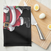 Linge De Cuisine African Père Noël Mme Claus Dansant Noël américain (Quart Plié)