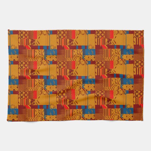 Linge De Cuisine Afrocentric Geometric Print  (Horizontal)