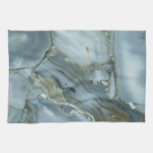 Linge De Cuisine Agate bleue (Horizontal)