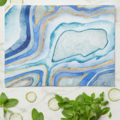 Linge De Cuisine Agate de cobalt II (Plié)