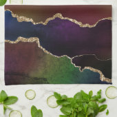 Linge De Cuisine Agate foncé intense | Moody Rainbow Jewel Tone (Plié)