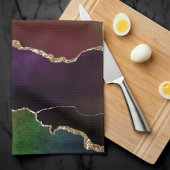 Linge De Cuisine Agate foncé intense | Moody Rainbow Jewel Tone