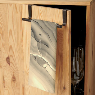 Linge De Cuisine Agate Marron