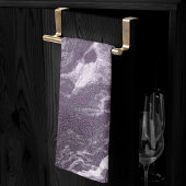 Linge De Cuisine Agate violette cristallisée | Moody Marbled Stone