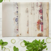 Linge De Cuisine Agritourisme Agritourisme Style Art Cuisine Servie (Plié)