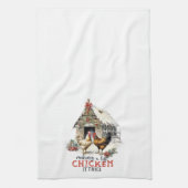 Linge De Cuisine Agritourisme Cute Fun Poulet Noël (Vertical)