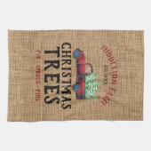 Linge De Cuisine Agritourisme frais 🎄 arbres de Noël (Horizontal)