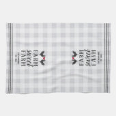 Linge De Cuisine Agritourisme Rustique Plaid Personnalisé Agritouri (Horizontal)