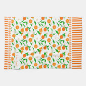 Linge De Cuisine Agrumes Art Oranges dessinées Motif (Horizontal)