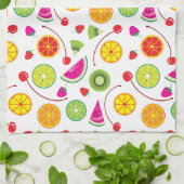 Linge De Cuisine Agrumes et Baies (Plié)