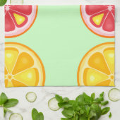 Linge De Cuisine Agrumes TROPICALES FRUITS D'ÉTÉ Citrons d'orange (Plié)
