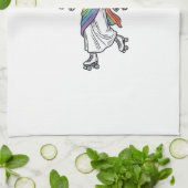 Linge De Cuisine Ah Men Roller Skating Foi Vector Design_1 (Plié)