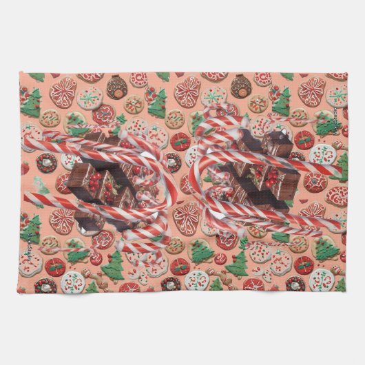 Linge De Cuisine AI Christmas Goodies Kitchen Towel (Horizontal)