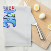LINGE DE CUISINE AIDE NÉCESSAIRE. (Quart Plié)