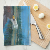 Linge De Cuisine Aigle à tête blanche (Quart Plié)