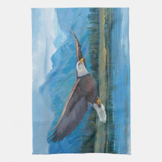 Linge De Cuisine Aigle à tête blanche (Vertical)