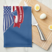 Linge De Cuisine aigle américain (Quart Plié)