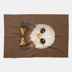 Linge De Cuisine Aigle chauve mignon aux grands yeux dans la nature