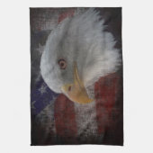 Linge De Cuisine Aigle et drapeau patriotiques (Vertical)