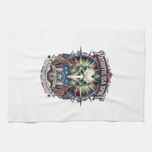 Linge De Cuisine Aigle Patriotique Fin Du Monde Crâne Zombie Apocal