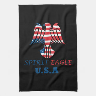 Linge De Cuisine aigle spirituel drapeau USA