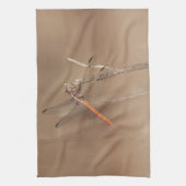 Linge De Cuisine Ailes de libellules d'or (Vertical)