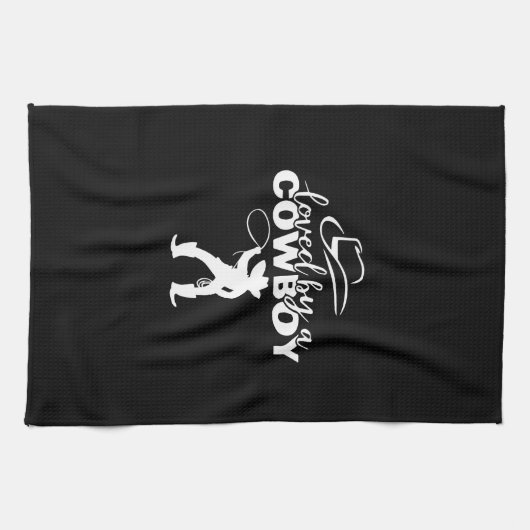 Linge De Cuisine aimé par un cowboy (Horizontal)