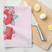 Linge De Cuisine Aimer la couleur de bloc de texte en gras (Quart Plié)