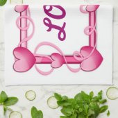 LINGE DE CUISINE AIMER LES COEURS (Plié)