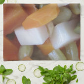 Linge De Cuisine Aimer les légumes mixtes (Plié)