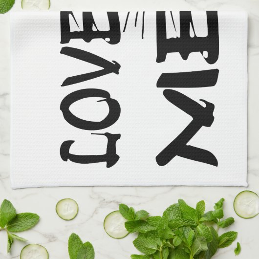 Linge De Cuisine Aimez-moi (Plié)