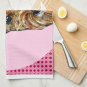 LINGE DE CUISINE AIRDALE TERRIER (Quart Plié)
