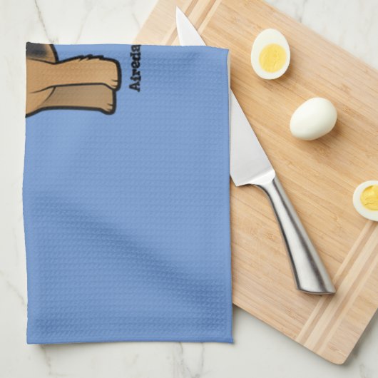 Linge De Cuisine airedale terrier (Quart Plié)