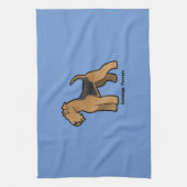 Linge De Cuisine airedale terrier (Vertical)