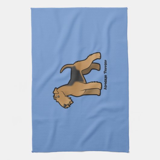 Linge De Cuisine airedale terrier (Vertical)