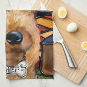 Linge De Cuisine Airedale Terrier (Quart Plié)