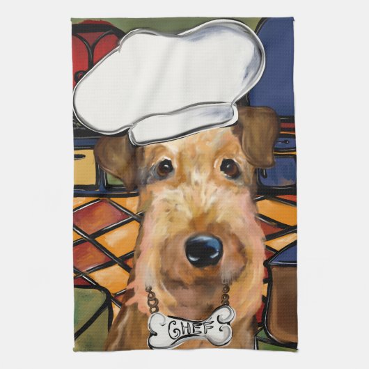 Linge De Cuisine Airedale Terrier (Vertical)