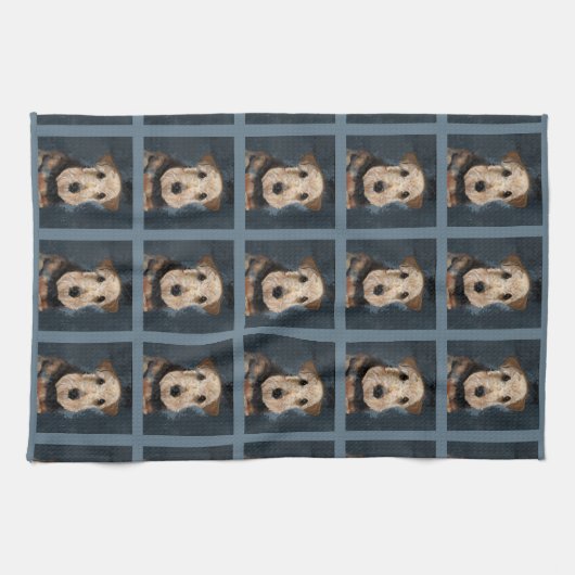 LINGE DE CUISINE AIREDALE TERRIER (Horizontal)