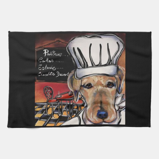 Linge De Cuisine Airedale Terrier (Horizontal)